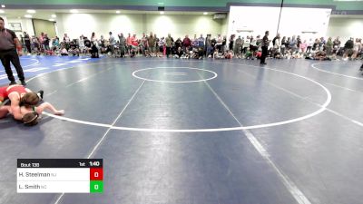 90 lbs Quarterfinal - Hunter Steelman, NJ vs Lachlan Smith, NC