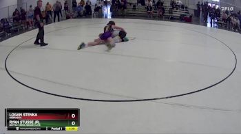 129 lbs Quarterfinal - Logan Stenka, Nebraska vs Ryan Stusse Jr., Battle Creek Brave Elite