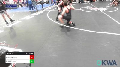 100-105 lbs Semifinal - Andrew Ridge, Sperry Wrestling Club vs Derek Orth, Sperry Wrestling Club