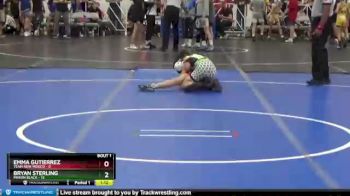 80 lbs Round 1 (6 Team) - Bryan Sterling, Minion Black vs Emma Gutierrez, Team New Mexico