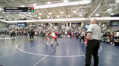 145 lbs Cons. Semi - Olivia Merino, Mountain Ridge vs Madilyn Thompson, Copper Hills