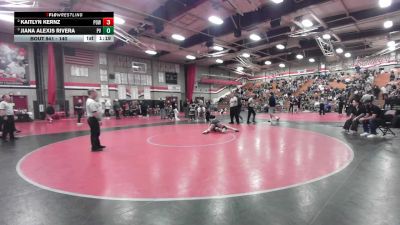 140 lbs Semifinal - Jiana Alexis Rivera, Paloma Valley vs Kaitlyn Kernz, Poway