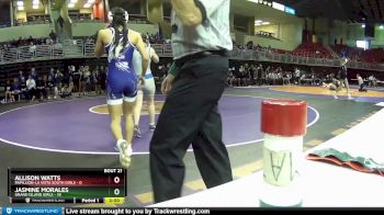 110 lbs Round 6 (8 Team) - Jasmine Morales, Grand Island Girls vs Allison Watts, Papillion-La Vista South Girls