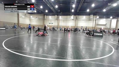 135 lbs 3rd Place - Ceajah Brown, SOWA vs Shamari Smith, South Dade High School