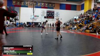 285 lbs Quarterfinal - Noah Lundy, Southridge vs Makhi Miller, Evergreen (Vancouver)