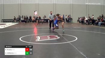 150 lbs Prelims - KJ Evans, OKRTC vs Oscar Williams, Black Fox Elite
