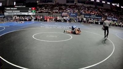 D 3 138 lbs Quarterfinal - Abel Halsey, John Curtis Christian vs Kaiser Robbins, Erath