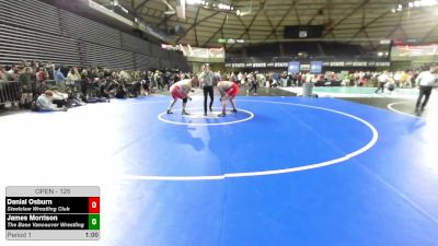 125 lbs Champ. Rd Of 16 - Danial Osburn, Steelclaw Wrestling Club vs James Morrison, The Base Vancouver Wrestling