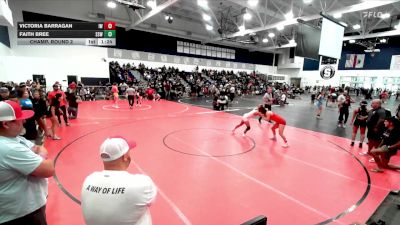 135 lbs Champ. Round 2 - Victoria Barragan, Imperial Wrestling vs Faith Bree, Seaside Wrestling