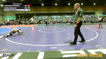 52 lbs 3rd Place - Cristiano Gutierrez, Region Wrestling Academy vs Zuriel Sierra Jr, Peer Pressure Elite
