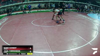 120 lbs Quarterfinal - Chael Cabingabang, Hawaii vs Quinn Humbert, Alaska