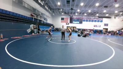 120 lbs Champ. Round 2 - Lucas Stirling, Thunder Basin High School vs Tel LaDuke, Wright