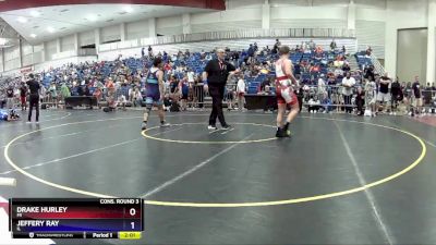 165 lbs Cons. Round 3 - Drake Hurley, MI vs Jeffery Ray, IL