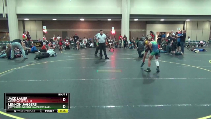 65 lbs Placement (4 Team) - Lennon Jaggers, Contenders Wrestling ...