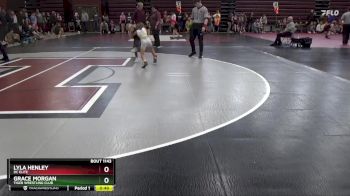 PW-1 lbs Round 2 - Grace Morgan, Tiger Wrestling Club vs Lyla Henley, DC Elite