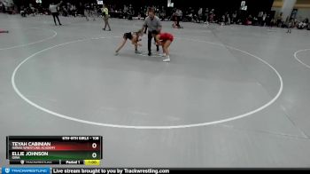 108 lbs Champ. Round 1 - Ellie Johnson, Iowa vs Teyah Cabinian, Hawaii Wrestling Academy