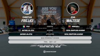 Jean Maltese vs Christian Frillici 2026 UIJJ OCEAN TRIAL MILANO