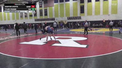 165 lbs Round Of 16 - Sawyer Ayotte, Clarion-Unattached vs Tyler Fromm, Franklin & Marshall