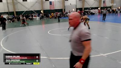 197 lbs Champ. Round 3 - Darian Gillins, Cloud County Community College vs Zach Shumway, Southeast Community College