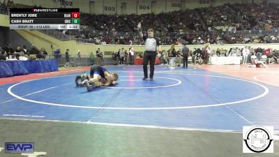 113 lbs Round Of 64 - Brently Jobe, Blanchard High School vs Cash Bratt, Chickasha Wrestling