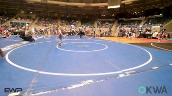 46 lbs Quarterfinal - Laith Adkins, Claremore Wrestling Club vs Rodrick Waitkus, Team Tulsa Wrestling Club