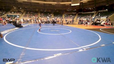 46 lbs Quarterfinal - Laith Adkins, Claremore Wrestling Club vs Rodrick Waitkus, Team Tulsa Wrestling Club