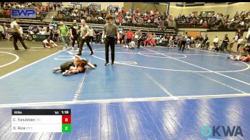 61 lbs Quarterfinal - Cohen Tonubbee, Chandler Takedown Club vs Dayton Rice, Standfast