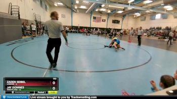 132 lbs Round 2 (10 Team) - Zaden Seibel, Laramie vs Jay Downes, Wheatland