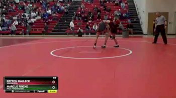 113 lbs Cons. Semi - Marcus Fricke, Mass. Washington vs Payton Halleck, Wadsworth