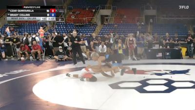 126 lbs Champ. Rd Of 32 - Czar Quintanilla, WA vs Brady Collins, WI