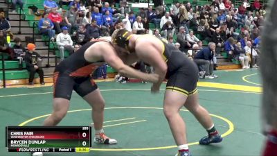 285 lbs Cons. Semi - Brycen Dunlap, Monroeville vs Chris Fair, Washington (Massilon)