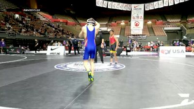 All Cadet Boys Freestyle Lower - 113 lbs Champ. Round 2 - Malosi Johnson George Limutau, Wild Cats Wrestling Club vs Zane Hernandez, Silver Creek High School Wrestling