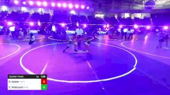 90 lbs Quarterfinal - Dylan Keeler, Wrestle-Jitsu vs Casey Wiebusch, Wiggins