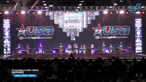 The California All Stars - Ontario - Sapphire [2025 L1 Youth - Small Day 3] 2025 USA All Star Cheer Super Nationals