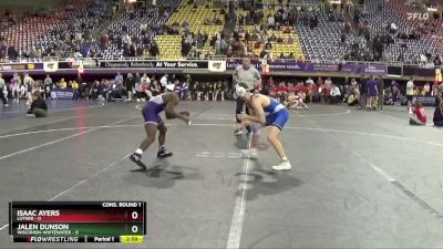 125 lbs Quarters & 1st Wb (16 Team) - Jalen Dunson, Wisconsin-Whitewater vs Isaac Ayers, Luther