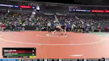 285 lbs Champ. Round 1 - Beau Noland, North Knox vs Hunter Kolley, Heritage Hills