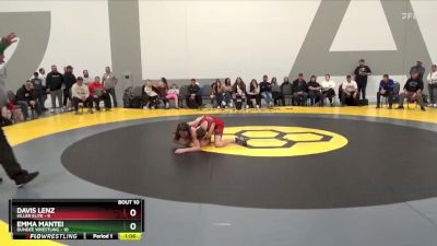 119 lbs Round 3 - Emma Mantei, Dundee Wrestling vs Davis Lenz, Killer Elite