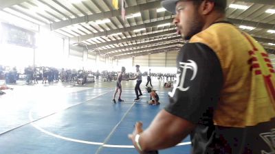 65 lbs Semifinal - Byron Pomroy, Carlsbad Combat WC vs Nikolai Nunez, Takedown Elite