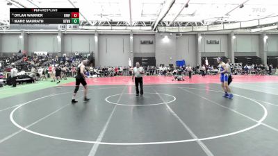 165 lbs Quarterfinal - Dylan Warner, Branford vs Marc Maurath, Newtown