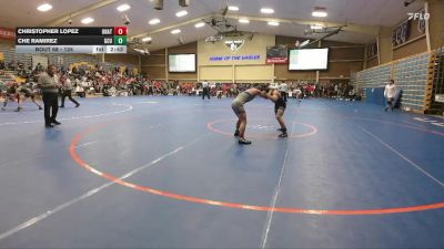 125 lbs Champ. Round 2 - Che Ramirez, Grand Canyon University vs Christopher Lopez, Unattached
