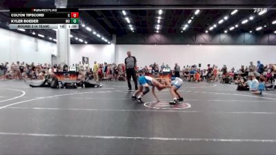 84 lbs Round 3 (4 Team) - Colton Tipscord, Cartel vs Kyler Roeder, Missouri Outlaws