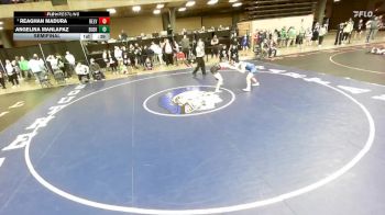 110 lbs Semifinal - Reaghan Madura, Unattached vs Angelina Manlapaz, Unattached