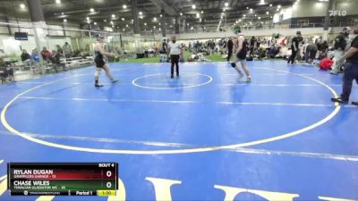 190 lbs Round 2 (4 Team) - Chase Wiles, THRACIAN GLADIATOR WC vs Rylan Dugan, GRAPPLERS GARAGE