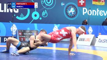 70 kg 1/8 Final - Tobias Portmann, Switzerland vs Ion Marcu, Moldova
