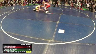 92 lbs Champ. Round 2 - Waylon Jenkins, Delta Wrestling Club vs Tucker Stewart, Wayne Wrestling Club