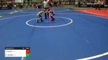 43 lbs Prelims - Cipriano Duran, Tnwc vs Brady Jacobs, Basement Brawlers