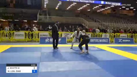 JAMES WHYTE IV vs WELLINGTON LEAL DIAS 2020 World Master IBJJF Jiu-Jitsu Championship