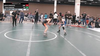 105 lbs Cons. Semis - Zack DeNure, Best Trained Wrestling vs Helio Gonzalez, Dead Shot Wrestling Club