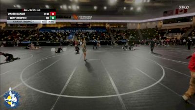 190 lbs Champ. Round 1 - Izzy Renfro, Basehor-Linwood HS vs Darbi Baker, West Marshall