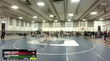 235 lbs Cons. Round 3 - Audrey Teasley, Cheyenne Central vs Allison Wilson, Severance